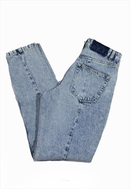 Vintage 90s high waisted acid wash slim leg jeans
