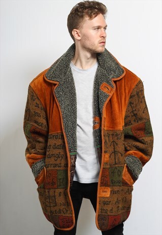 VINTAGE AZTEC INCA FLEECE JACKET