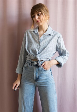 VINTAGE 90'S CLASSY BLOUSE WITH FLOWER PRINT
