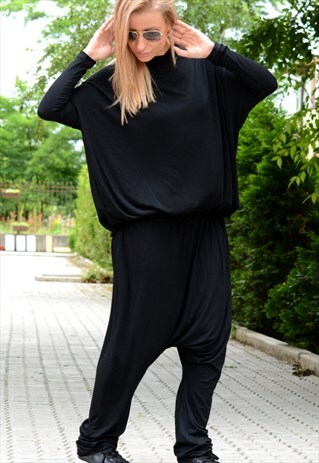 OVERSIZED JUMPSUIT / DROP CROTCH JUMPSUIT