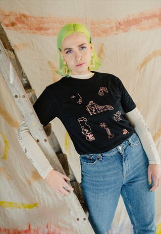 BLACK FLASH PRINT TEE
