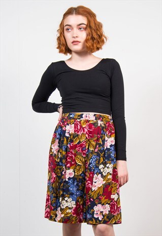 VINTAGE 90'S FLORAL FESTIVAL SHORTS CULOTTES