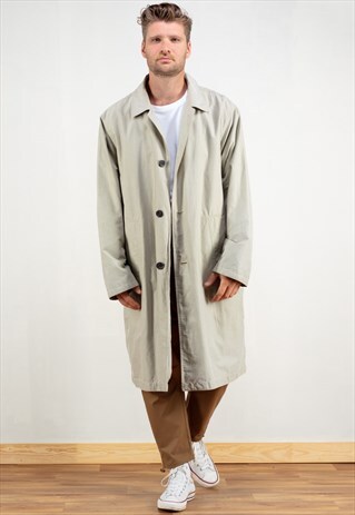 VINTAGE 90'S LIGHT TRENCH COAT