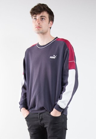 90'S PUMA COLOURBLOCK SWEATSHIRT