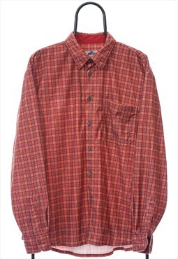 Vintage Ckane Maroon Check Flannel Shirt