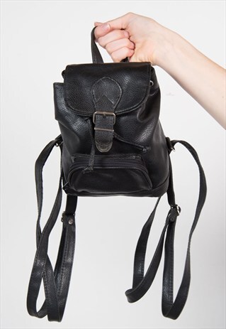 90'S LEATHER RUCKSACK BACKPACK