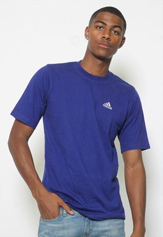 VINTAGE ADIDAS T-SHIRT BLUE