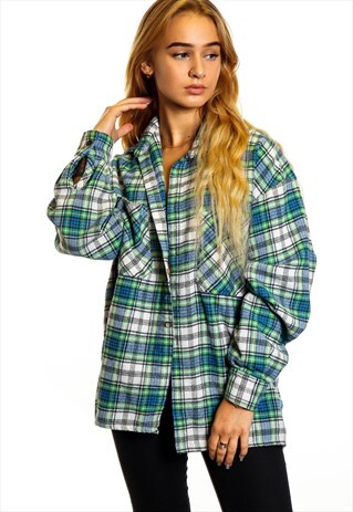VINTAGE FLANNEL SHIRT S786