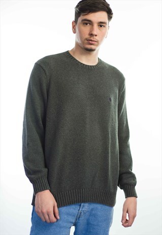 VINTAGE POLO RALPH LAUREN LOGO SWEATER JUMPER 90S XL 20.7