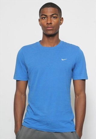 VINTAGE NIKE LOGO T-SHIRT BLUE