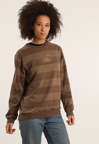 VINTAGE PUMA EMBROIDERED LOGO SWEATSHIRT
