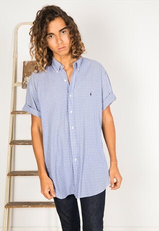 LAST UNIT SALE / VINTAGE 80S POLO RALPH LAUREN SHIRT / S0519