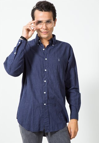 VINTAGE POLO RALPH LAUREN SHIRT / S5464