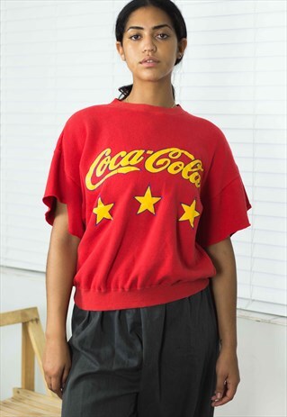 VINTAGE COCA-COLA T-SHIRT LOGO 90S X 9.9