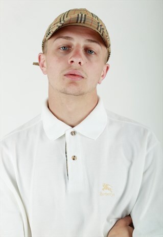 1990S BURBERRYS OF LONDON POLO SHIRT MADE IN USA