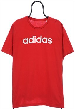 Adidas Red Logo TShirt Womens