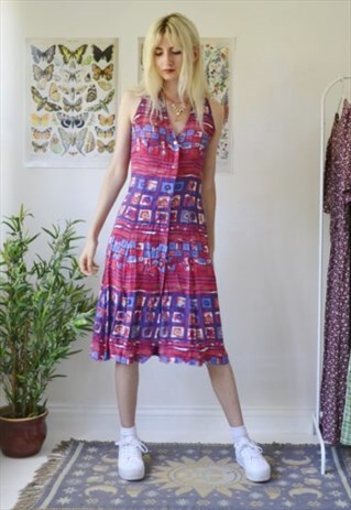 VINTAGE FLORAL PRINT DRESS