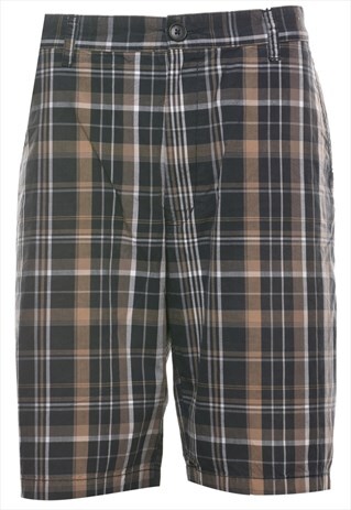 VINTAGE CHECKED SHORTS - W34