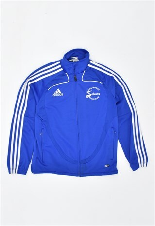 VINTAGE 90'S ADIDAS TRACKSUIT TOP JACKET BLUE