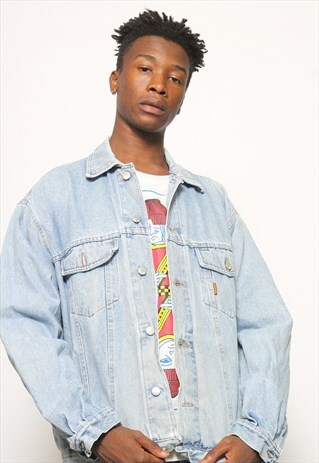 VINTAGE NEWS DENIM JACKET