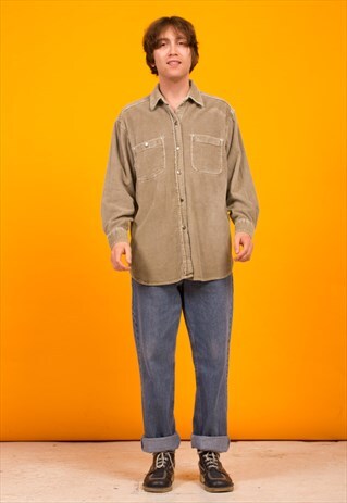 90'S VINTAGE CORD SHIRT