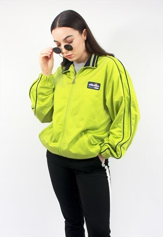 90'S RETRO GREEN TRACK JACKET