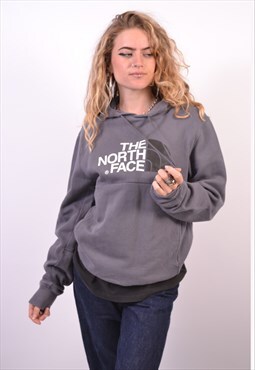 Vintage The North Face Hoodie Jumper Grey