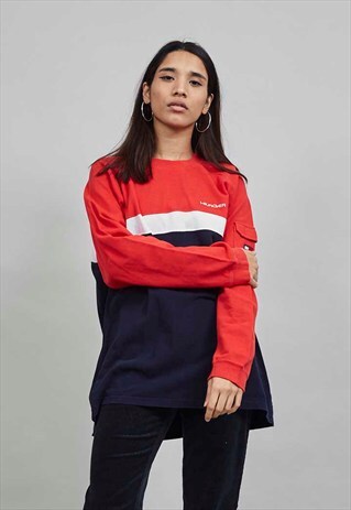 MULTI COLOURED VINTAGE 90'S MESH TOMMY HILFIGER SWEATER