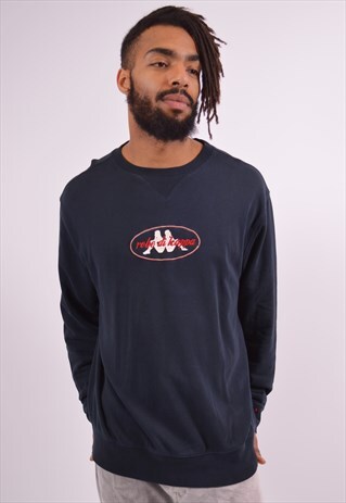 ROBE DI KAPPA MENS VINTAGE SWEATSHIRT JUMPER XL NAVY BLUE 90