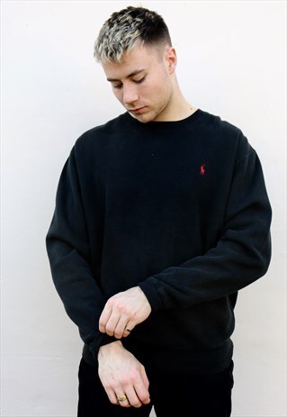 BLACK RALPH LAUREN SWEATSHIRT