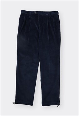 Vintage Corduroy Drawstring Cuff Trousers - 36" x 34"