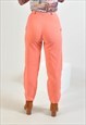 VINTAGE 80S TROUSERS IN PINK