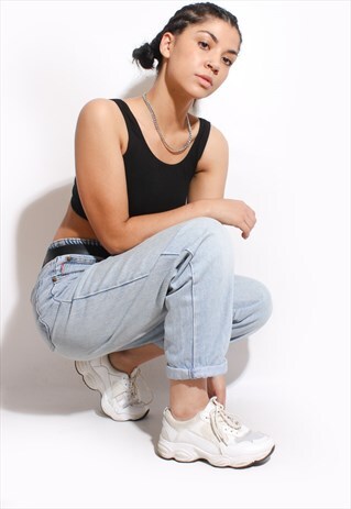 WHITE 90'S CHUNKY TRAINER KICKS DAD TRAINERS Y2K