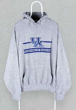 Vintage Kentucky University Grey Hoodie Made in USA Mens XXL