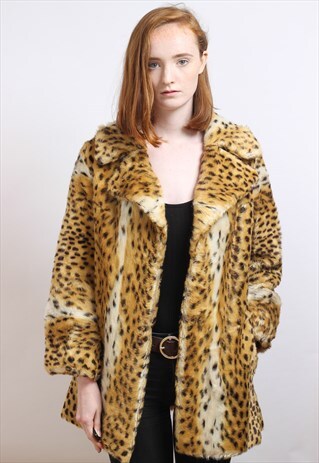 VINTAGE FAUX FUR JACKET