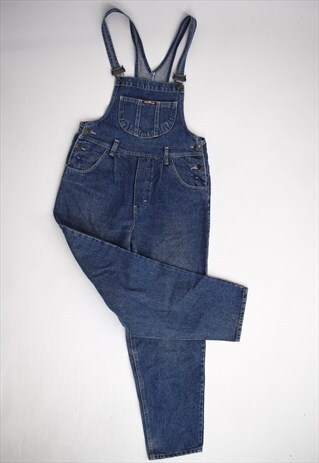 VINTAGE 90S VITELLOM BLUE DENIM DUNGAREES