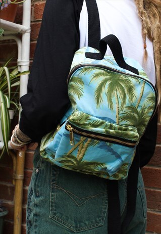 RECYCLED HAWAIIAN MINI BACKPACK