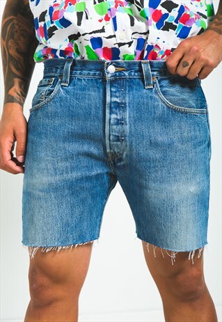 VINTAGE 80S LEVI'S 501 BERMUDA SHORTS / 3841