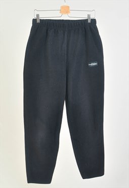 Vintage 90s fleece joggers in black