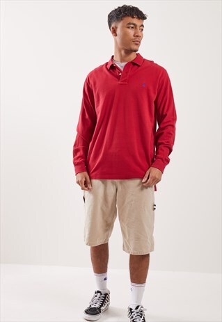 VINTAGE RALPH LAUREN LONG SLEEVE POLO TOP