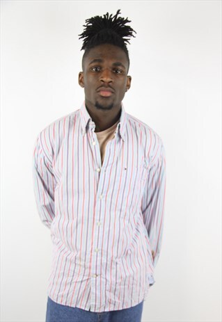 VINTAGE TOMMY HILFIGER STRIPED SHIRT