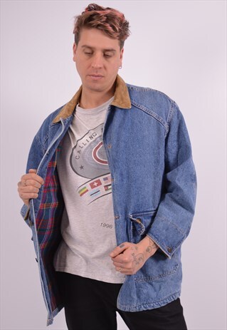 LEVI'S MENS VINTAGE DENIM JACKET MEDIUM BLUE 90S