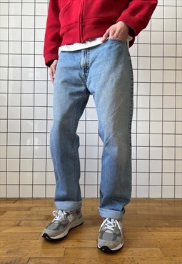 Vintage LEVIS 505 Jeans 90s Washed Blue 