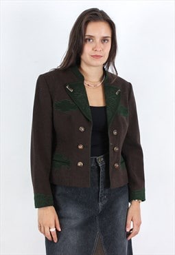 1970's LODENFREY Womens S Wool Blazer Jacket Coat Jager Suit