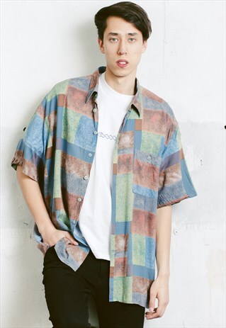 VINTAGE 90S PATTERNED SHIRT