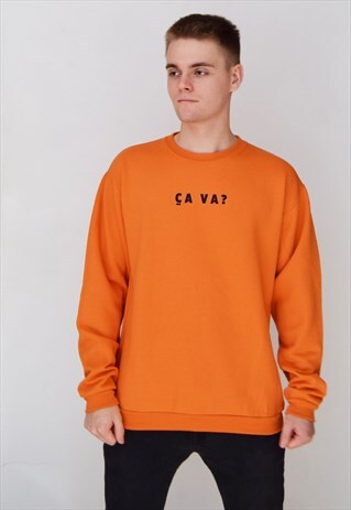 ORANGE CA VA? (NAVY) SWEATSHIRT