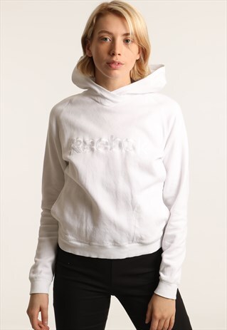 VINTAGE REEBOK EMBROIDERED SPELLOUT HOODIE