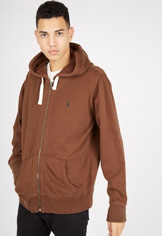 VINTAGE POLO RALPH LAUREN ZIP UP HOODIE