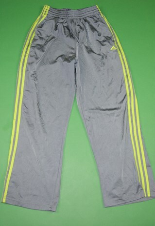 neon green adidas pants