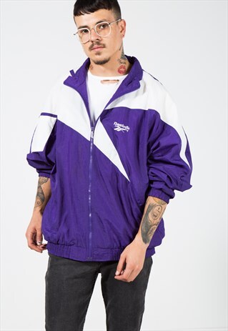 VINTAGE 80S REEBOK SHELL SPORT JACKET / S1380